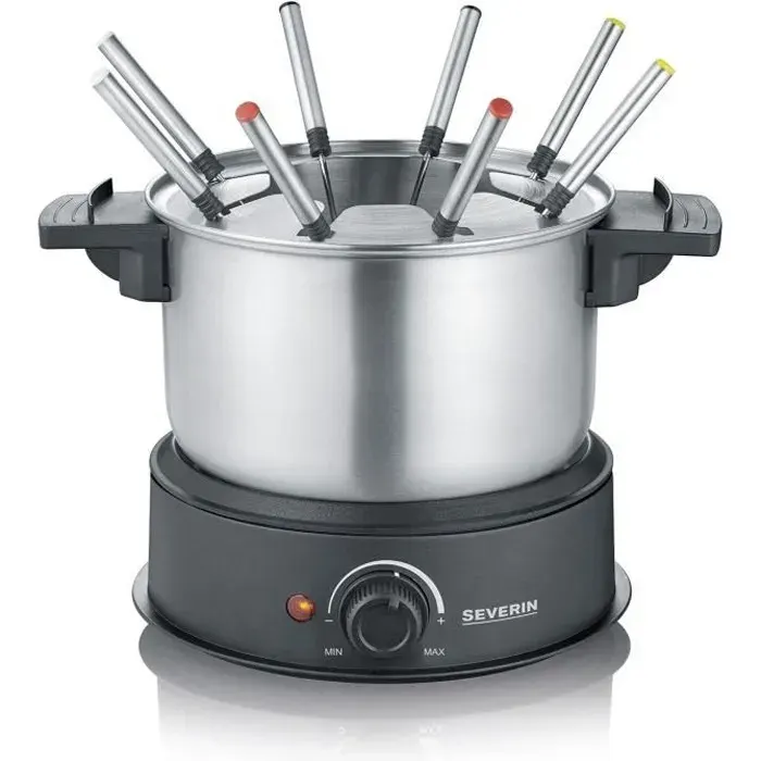Fondue SEVERIN - FO2473 - Capacité 14L - Jusquà 8 personnes - Thermostat réglables - 1500W