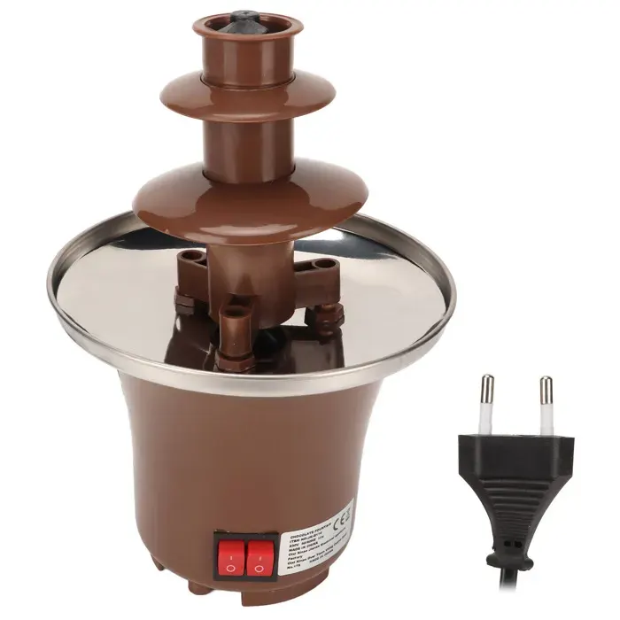 Fontaine à chocolat 45 ℃ chauffage 35W Mini Fondue Portable pour cadeaux à la maison -SALALIS
