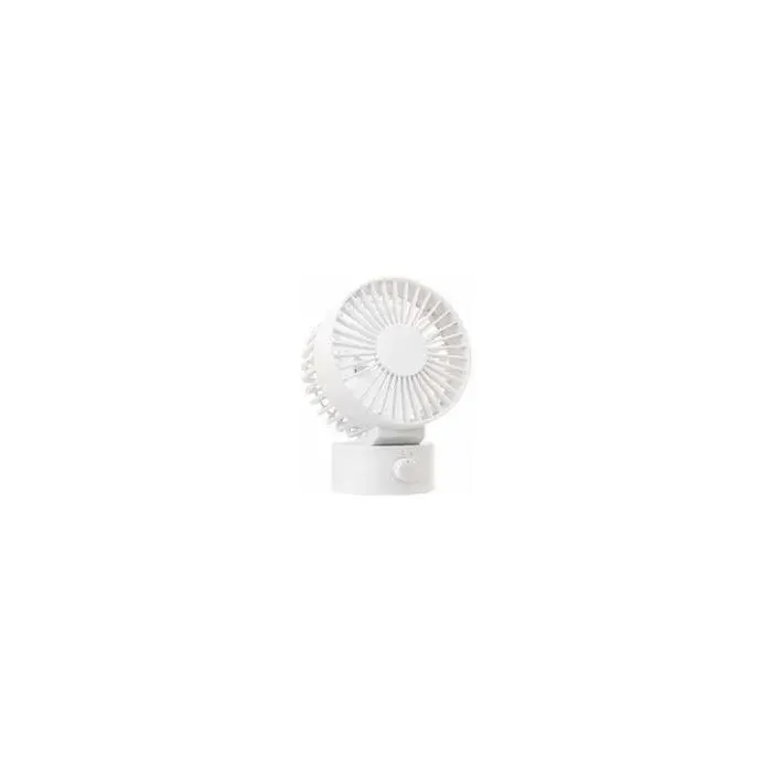 FOREHILL Mini ventilateur de table silencieux ventilateur portable USB personnel pour bureau maison bureau et chambre - Blanc