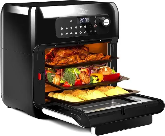 Four à Air - Uten - 10L Friteuse électrique Sans Huile multifonctionnelEcran tactile1500WClasse énergétique A+++
