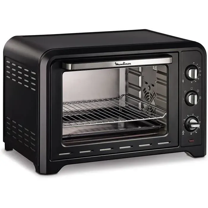 Four à convection - MOULINEX - Optimo OX484810 - 39 L - 6 modes de cuisson - Thermostat 240 °C