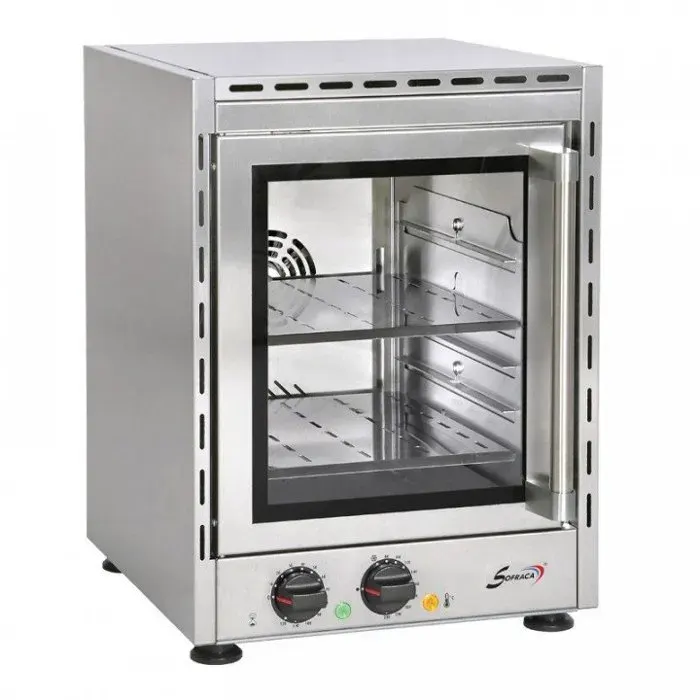 Four à convection vertical PRO 28 litres 5 niveaux 1 porte battante double vitrage 1500 W 220 V - MONO