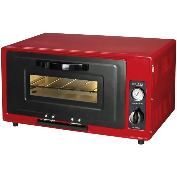 Four à gaz de camping - INCASA - 016462 - Thermomètre intégré - Éclairage intérieur - Sac de transport
