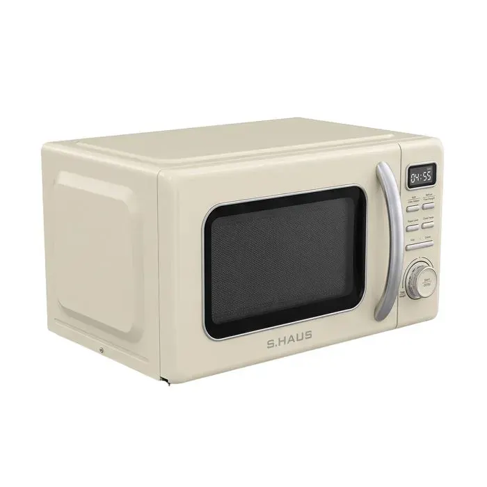 Four à Micro-Ondes 20L 700W Modèle Solo Numérique avec 11 Niveaux de Puissance SWISS HAUS Beige