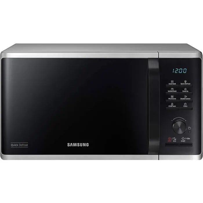Four à micro-ondes argenté - Samsung - Autonome - 23 l - 800 W - 29 programmes automatiques - Décongélation
