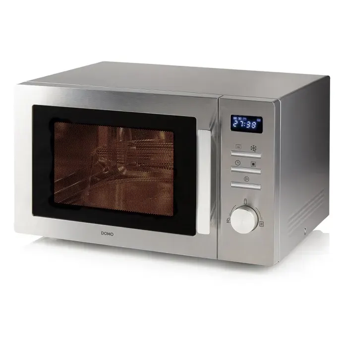 Four à micro-ondes combiné - DOMO - DO2334CG - 20 Litres - 900 Watt - Gris — coloris Grise
