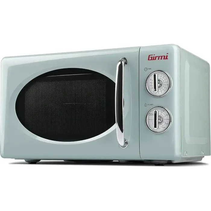 Four à micro-ondes combiné vintage vert deau - Trevidea - 20 l - 700 W micro-ondes - 800 W grill - 3 modes de cuisson