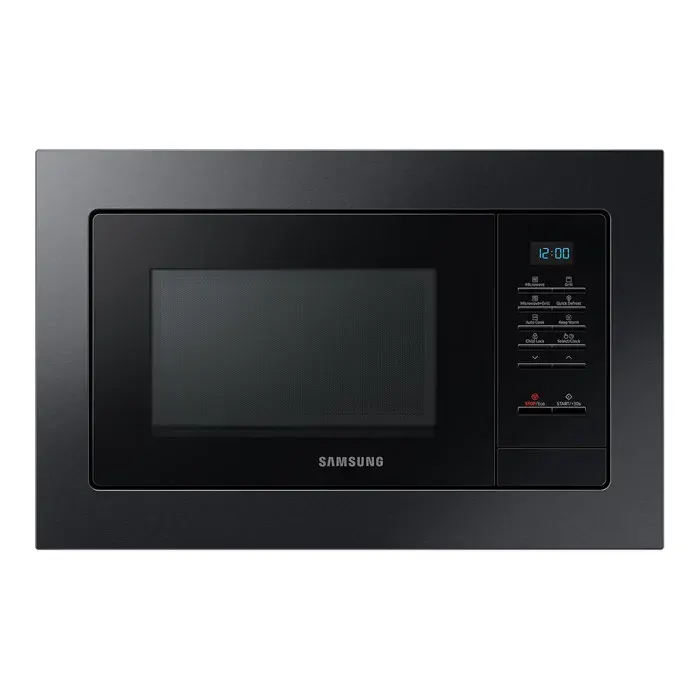 Four à micro-ondes encastrable Samsung MG23A7013CA/OL 6 niveaux de puissance 23 L 800 W acier inoxydable noir