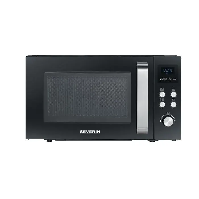 Four à micro-ondes gril et chaleur tournante 3-en-1 - SEVERIN - 8 programmes 900W 25L - Noir - MW 7752