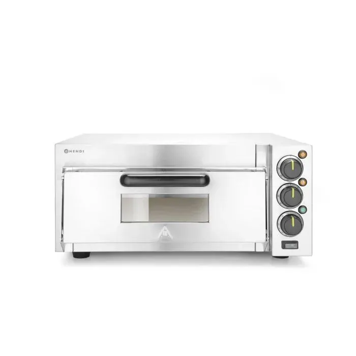 Four à pizza compact - Argent - 230V/2000W - 580x560x(H)275 mm - Hendi