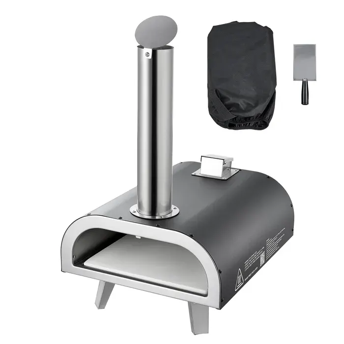 Four à pizza - DUOKU - SRGP025 - Portable 12 (305 mm) - 538°C max - Thermomètre intégré