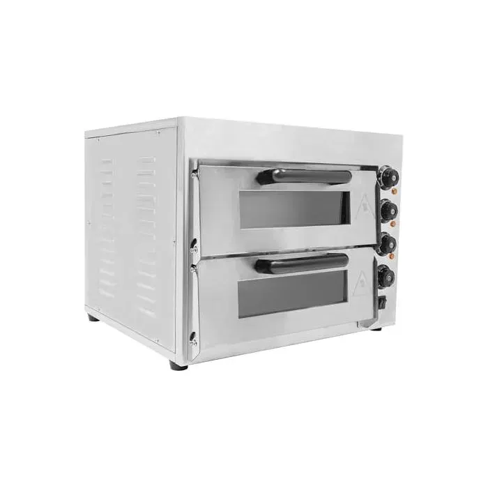 Four à pizza électrique en acier inoxydable 3000 W 40 l avec gants résistants à la chaleur pour pizza pain et pâtisseries