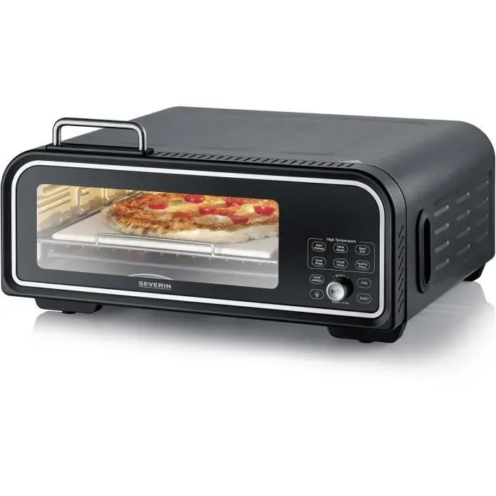 Four à pizza SEVERIN - PG8575 - Pierre à pizza diamètre 29cm - Capacité 18L - 2000W