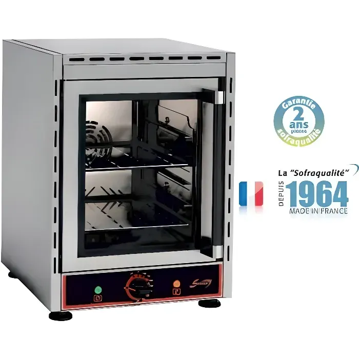 Four Convection Professionnel Vertical - SOFRACA - 28 Litres - Thermostat 270°C - 5 niveaux