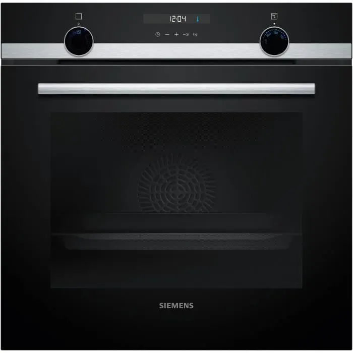 Four ecoclean Softclose - SIEMENS IQ500 - HB557GBS3F - Noir - 7 modes de cuisson - 595 x 594 x 548 cm