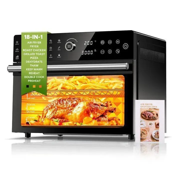Four électrique - AZMSARY - 30 L - Air chaud 360° - 18 programmes - 30–230°C