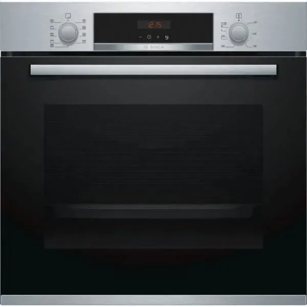 Four électrique encastrable - BOSCH - HBA573BR0 - 71L - Pyrolyse - Acier inoxydable - Gris