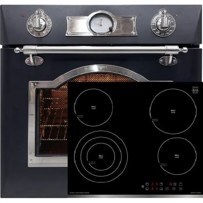 Four électrique - Kaiser - EH 6355 Em Sil - Autonettoyant - 8 modes de cuisson - Table vitrocéramique 60 cm