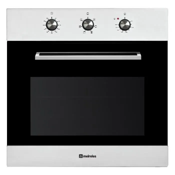 Four électrique Meireles MF 7606 X - 55 L - Noir et Acier inoxydable - Chaleur tournante - A pyrolyse