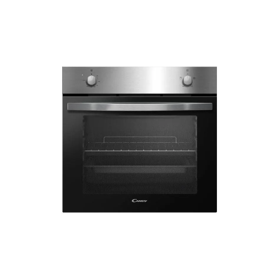 Four émail lisse CANDY FIDCX100 — coloris Inox
