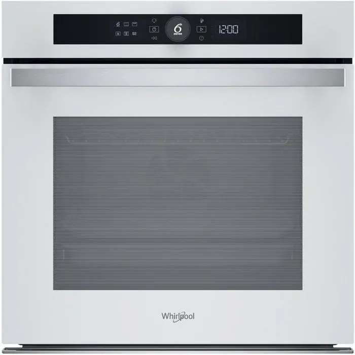 Four encastrable à vapeur blanc - WHIRLPOOL - Électrique avec convection - Gril électrique - 16 modes de chauffe