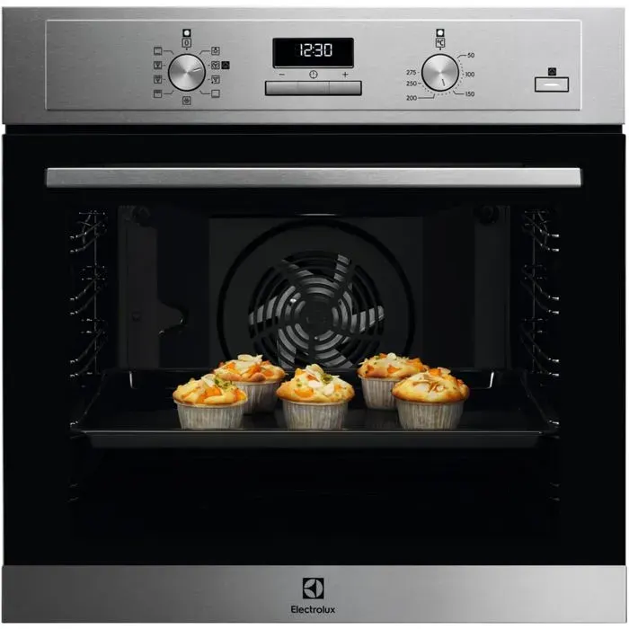 Four encastrable électrique avec vapeur - Electrolux - 9 modes de chauffage - Grill électrique - Guides télescopiques