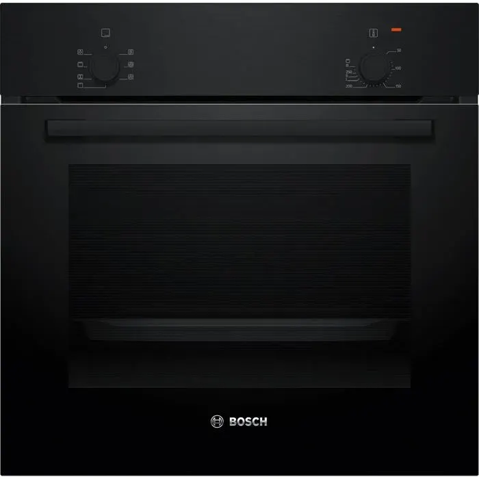 Four encastrable électrique noir - Bosch - Convection - Gril électrique - Nettoyage Easy To Clean - Commande mécanique — coloris Noire