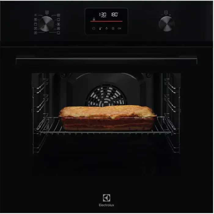 Four encastrable électrique noir - Electrolux - Convection - Autonettoyage pyrolytique - Gril électrique — coloris Noire