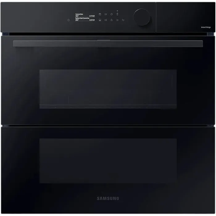 Four encastrable électrique noir - Samsung - Convection - Gril électrique - Nettoyage pyrolytique automatique