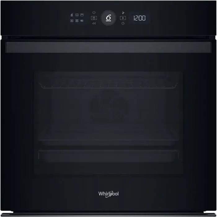 Four encastrable noir - Whirlpool - Convection - Gril électrique - Autonettoyage catalytique — coloris Noire