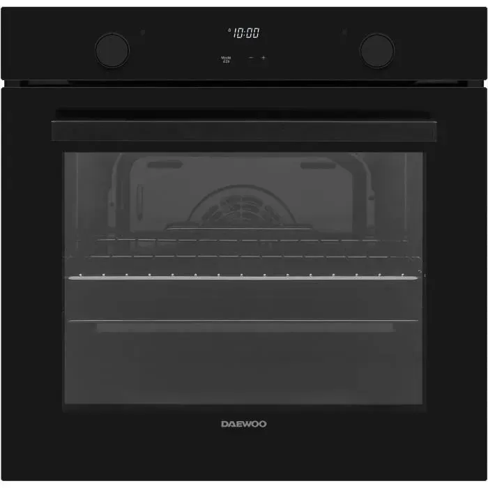 Four encastrable- Pyrolyse - Chaleur pulsée - DAEWOO - BO7PR28GBNM - Noir - Porte froide - 595 x 575 x 595 cm
