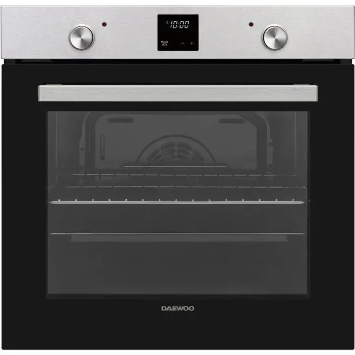 Four encastrable - Pyrolyse - Chaleur pulsée - DAEWOO - BO7PR28MINM - Inox - Porte froide - 595 x 575 x 595 cm