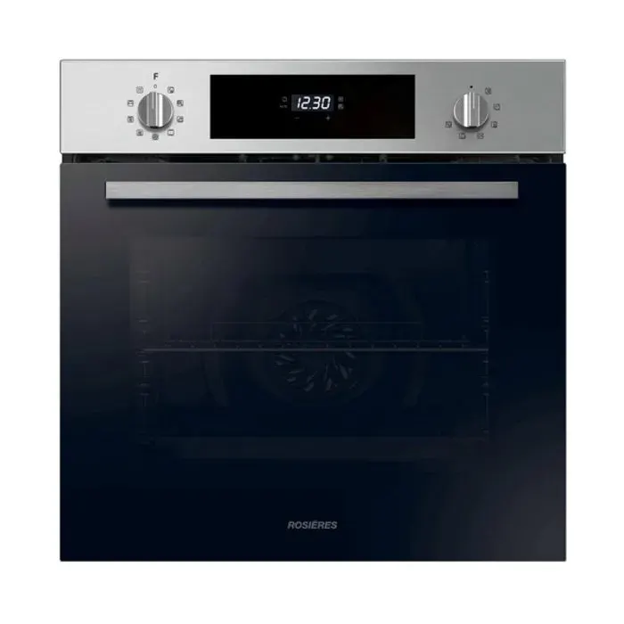 Four encastrable - Pyrolyse Chaleur pulsée ROSIERES RFC31P5879IN - Porte froide - 70L - Classe A - Inox