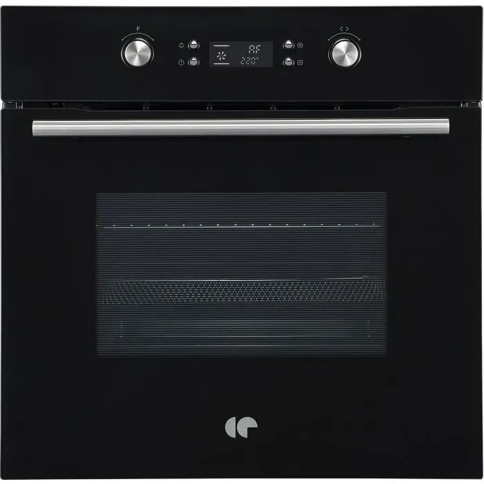 Four encastrable pyrolyse - Chaleur tournante Brassée - CONTINENTAL EDISON - CEF72PBAF - Noir - 595 x 575 - 595 cm