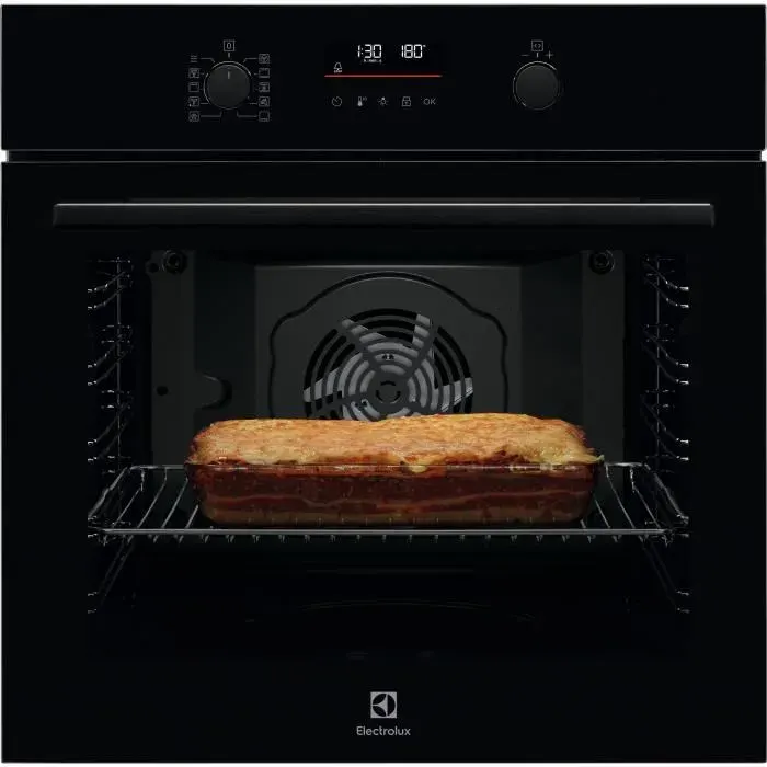 Four encastrable - Pyrolyse - Chaleur tournante pulsée - ELECTROLUX EOF6P46Z - Porte froide - 45 recettes pré-programmées