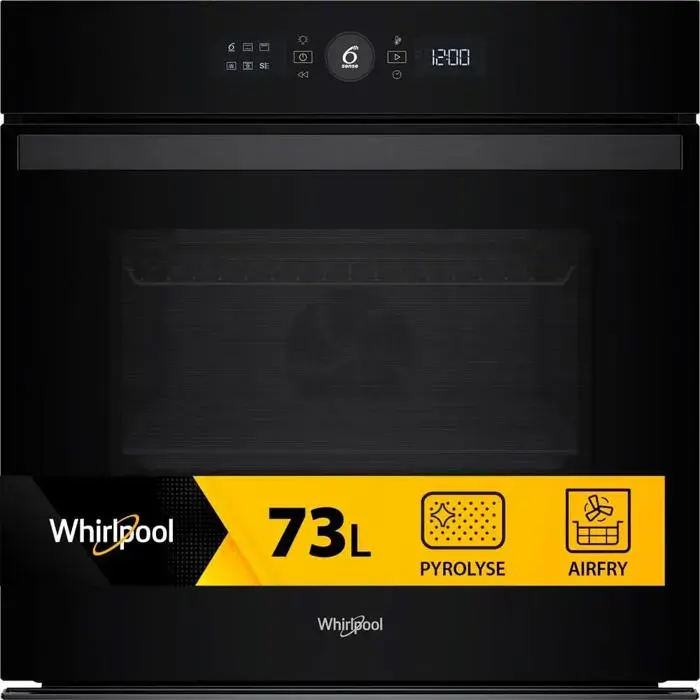 Four encastrable Whirlpool WOI4S8PM0SBA 73L Noir