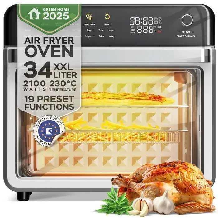 Four et friteuse à air chaud - TURBOTRONIC - AFO330 - 32 L - 2100 W - 40-230 °C