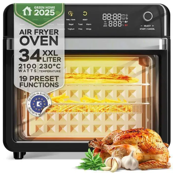 Four & friteuse à air chaud - TURBOTRONIC - AFO330 - 32 L - 2100 W - 40-230 °C
