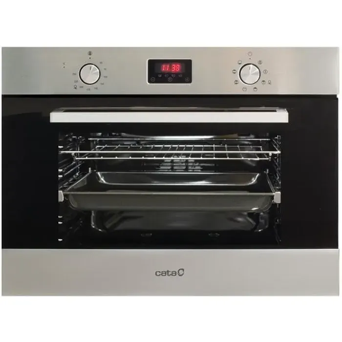 Four intégrable CATA CMD 5008 X - Classe A - Inox et verre noir