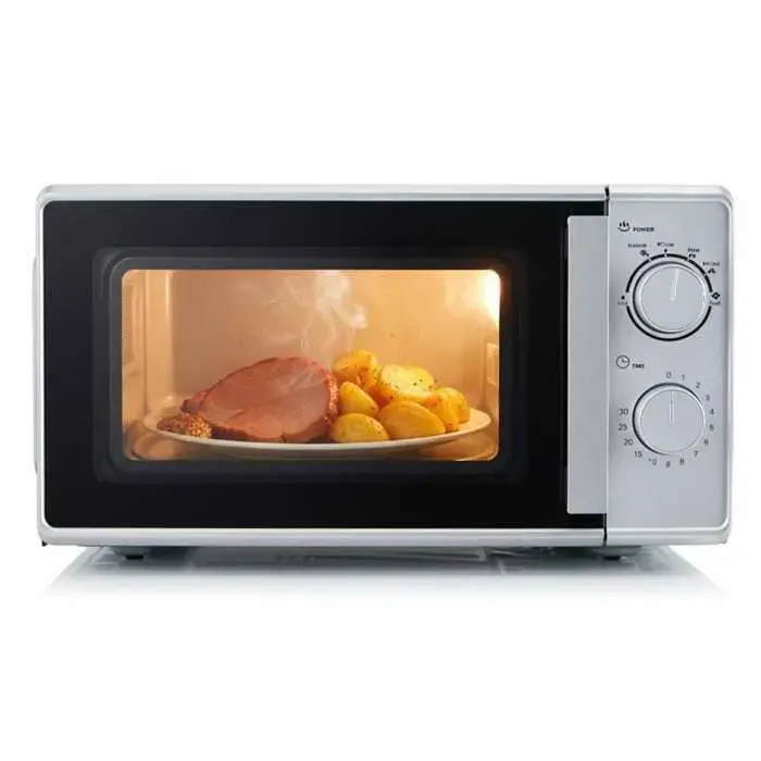 Four micro-ondes 20L 700W combiné avec 5 niveaux de puissance fonction décongélation format compact