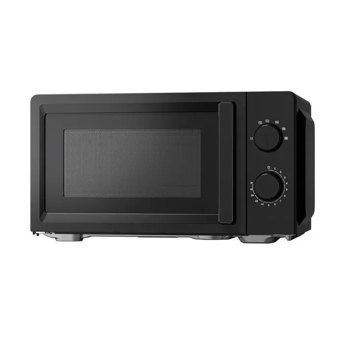 Four Micro-Ondes 20L 700W Noir 6 Niveaux de Puissance Compact Décongélation Facile Facile à Nettoyer – P4