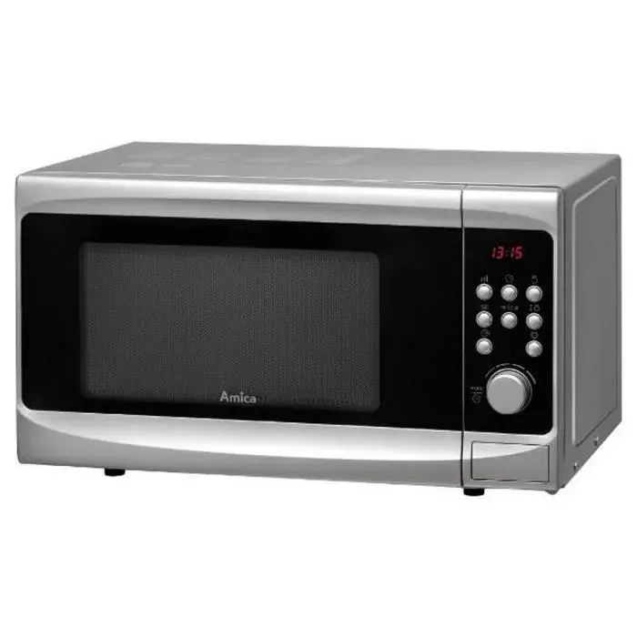 Four micro-ondes AMICA AMG20E70GSV - 700W 20L - Gril - Argent