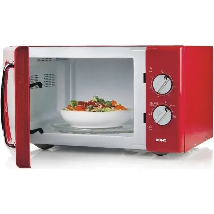 Four Micro-ondes - DOMO - DO2925 - 25L - 900W - Rouge Rétro