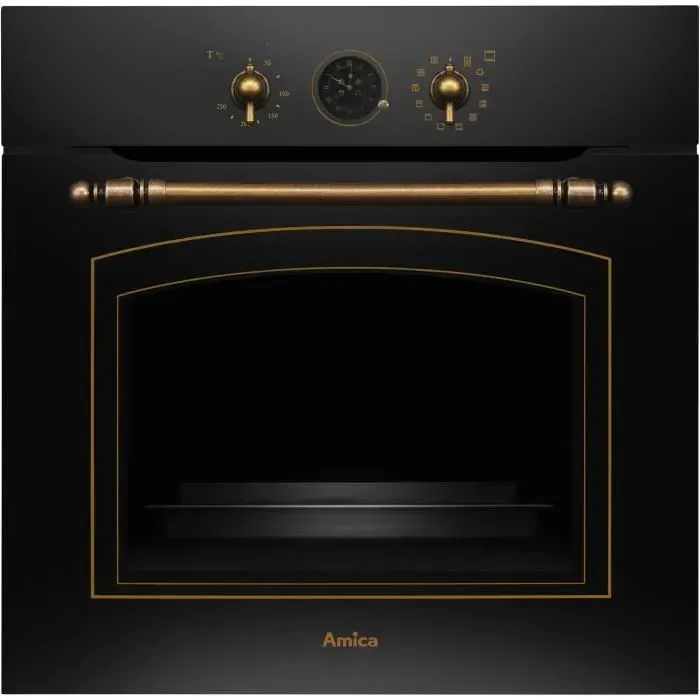 Four multifonction - Catalyse - AMICA - ED17319B RETRO - Noir - 595 x 595 x 57 cm
