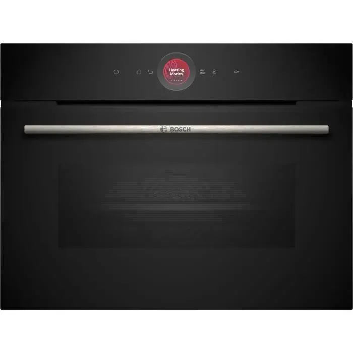 Four multifonction Pyrolyse Softclose - BOSCH SER8 CBG7741B1 Noir - Vol four : 47l - 12 modes de cuisson - H455xL594xP548mm