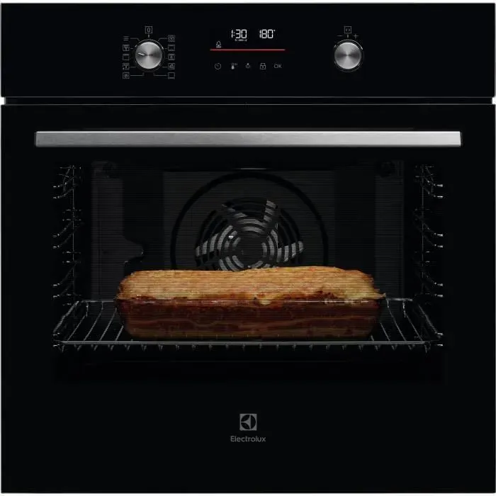 Four pyrolyse Electrolux - Classe A++ - 45 recettes préprogrammées - 72 L (XXL) - Noir - EOF6P46Z0