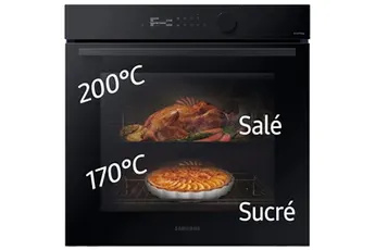 Four Samsung Encastrable NV7B45305AS 1,6 W Noir — vue 2