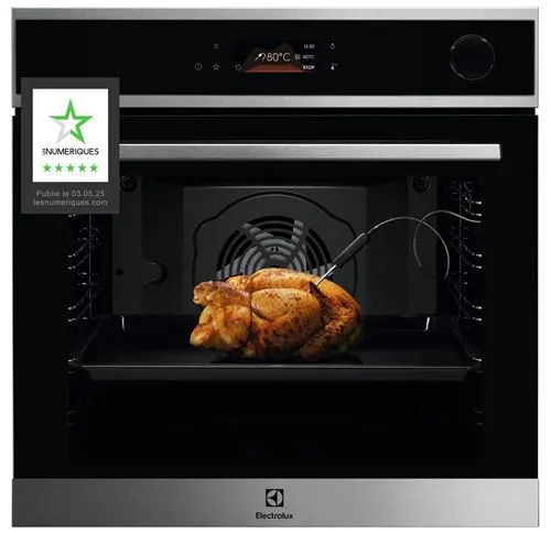 Four SteamCrisp SÉRIE 700 PRO - Cuisson vapeur integree / Chaleur tournante pulsee - 1 mode vapeur 25% - Pyrolyse - Classe defficacite energetique*:A+ - Volume utile cavite…
