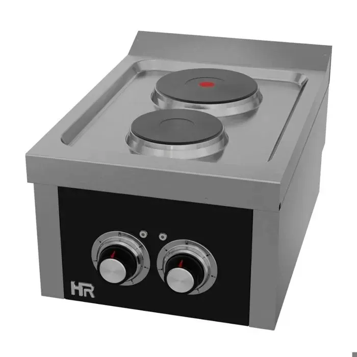 Fourneau électrique 2 à 4 plaques 600 à poser - HR Fainca - l400- L1- P600- h335