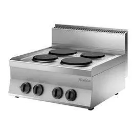 Fourneau électrique Professionnel - 4 PL - 650 - L700 - AT - Bartscher